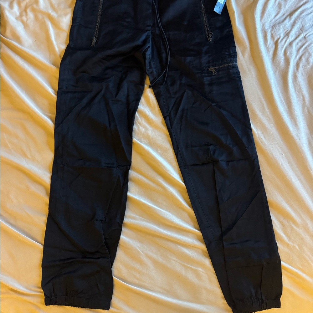 Theory Black Ankle Cropped Pants